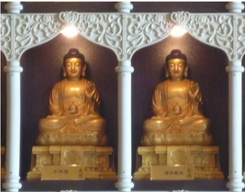 新北市樹林山佳紅藏寺-三寶佛殿 -信徒線上點燈