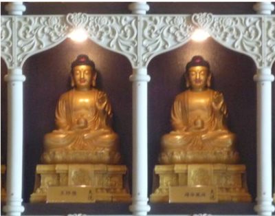 新北市樹林山佳紅藏寺-三寶佛殿 -信徒線上點燈